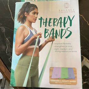Balance Collection Therapy Bands (light and strong only) NWOT